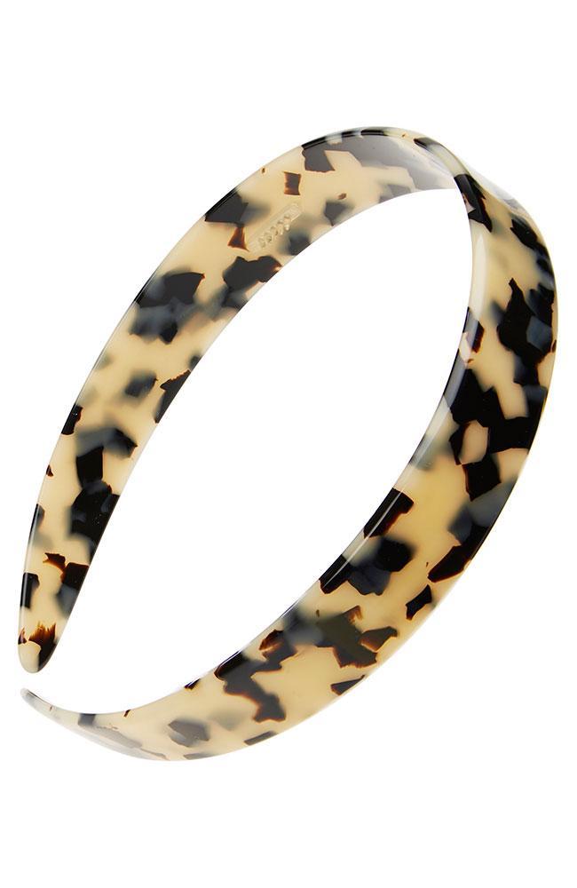 Ivory Tokyo 3/4" Wide Headband, handmade France Luxe