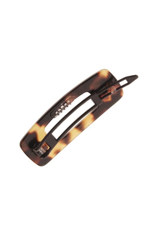 Mini Cutout Rectangle Plastic Tige Boule Barrette - Classic