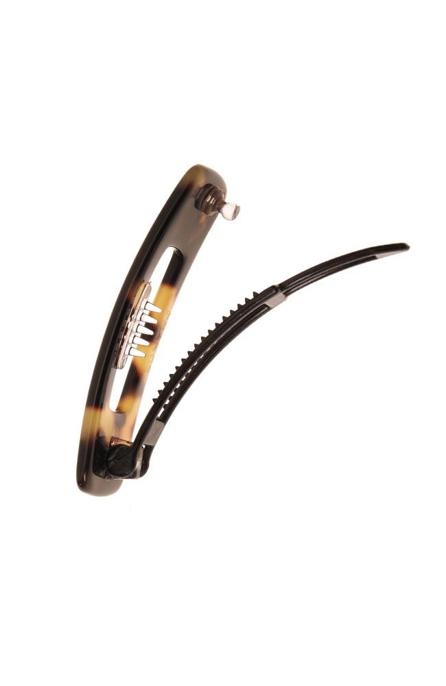 Mini Cutout Rectangle Plastic Tige Boule Barrette - Classic