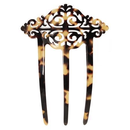 Fine Filigree Chignon Comb - Classic