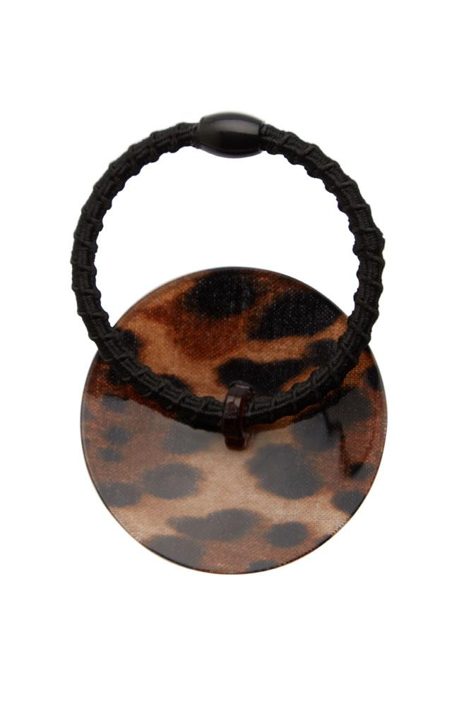 Round Pony on Elastic  - Luxe Leopard