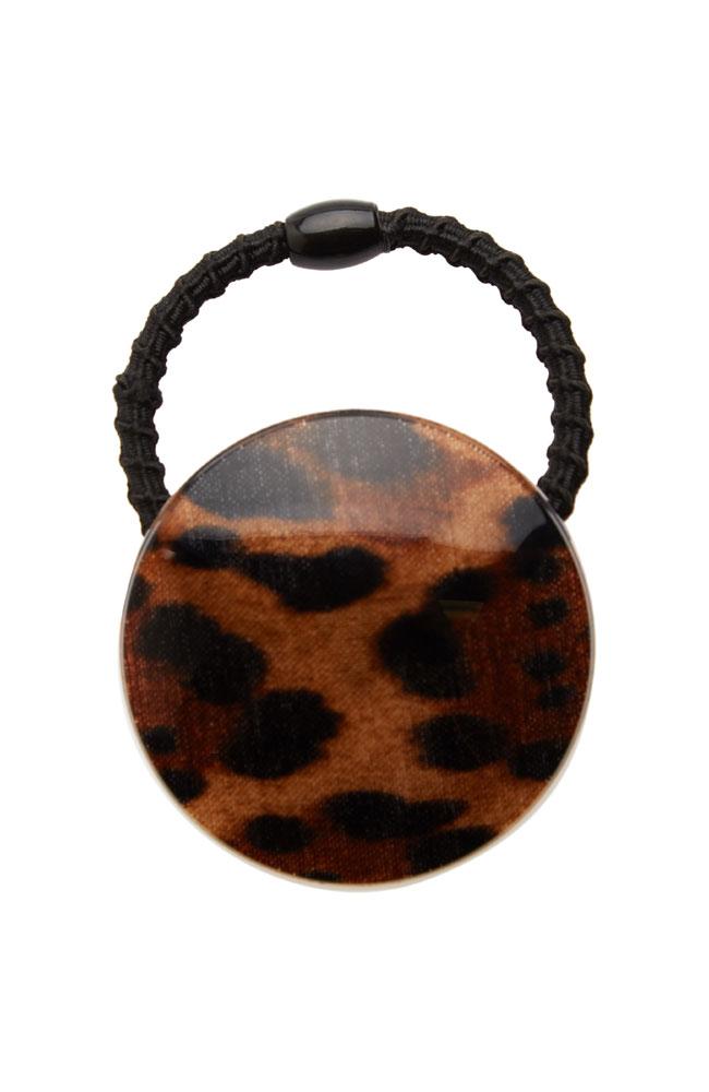 Round Pony on Elastic  - Luxe Leopard