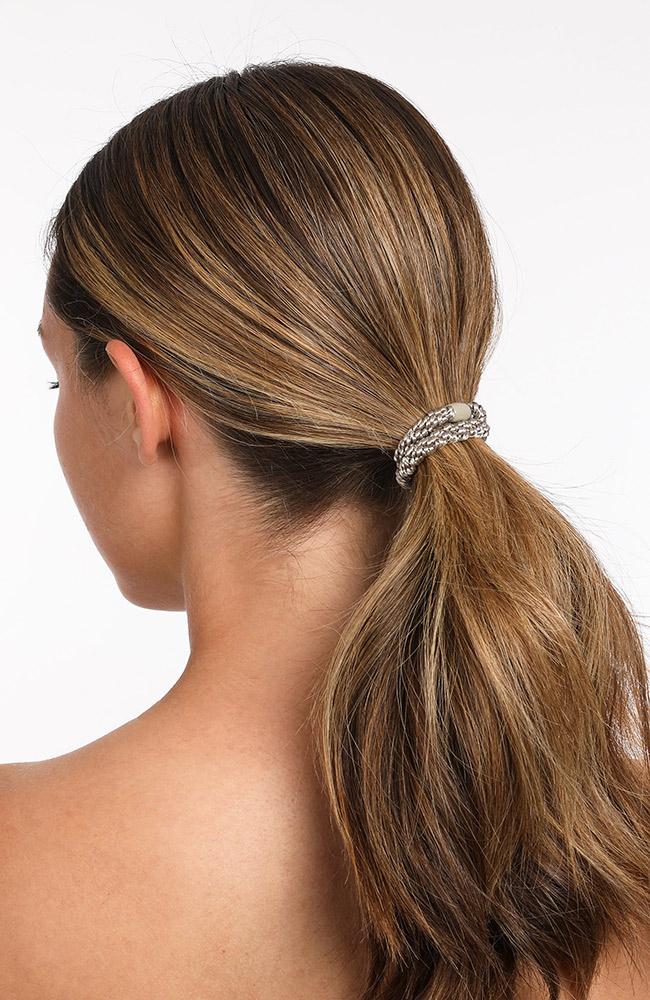 Thick hair tie for thick hair, L. Erickson Grab & Go Ponytail holder 