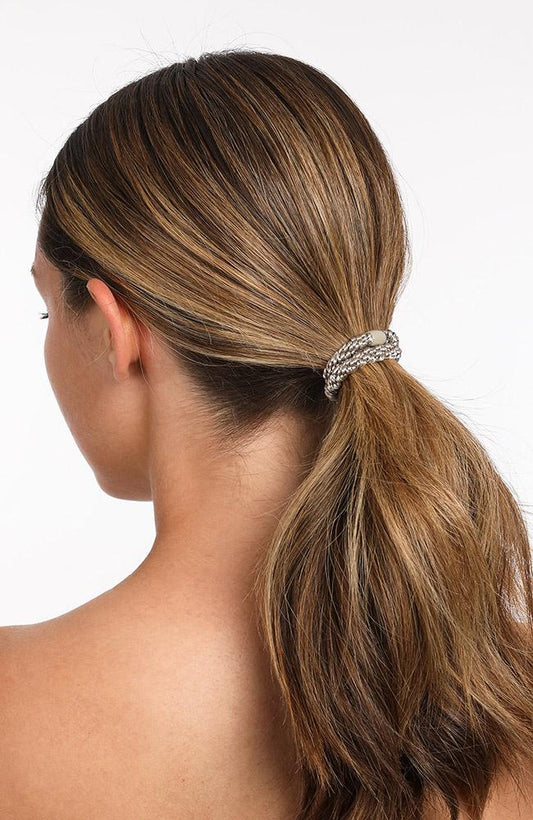 Thick hair tie for thick hair, L. Erickson Grab & Go Ponytail holder 