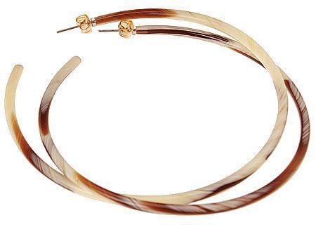 Skinny Jumbo Hoop Earrings
