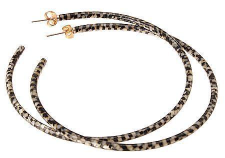 Skinny Jumbo Hoop Earrings