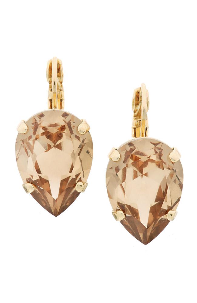 Scarlett Crystal Teardrop Earrings