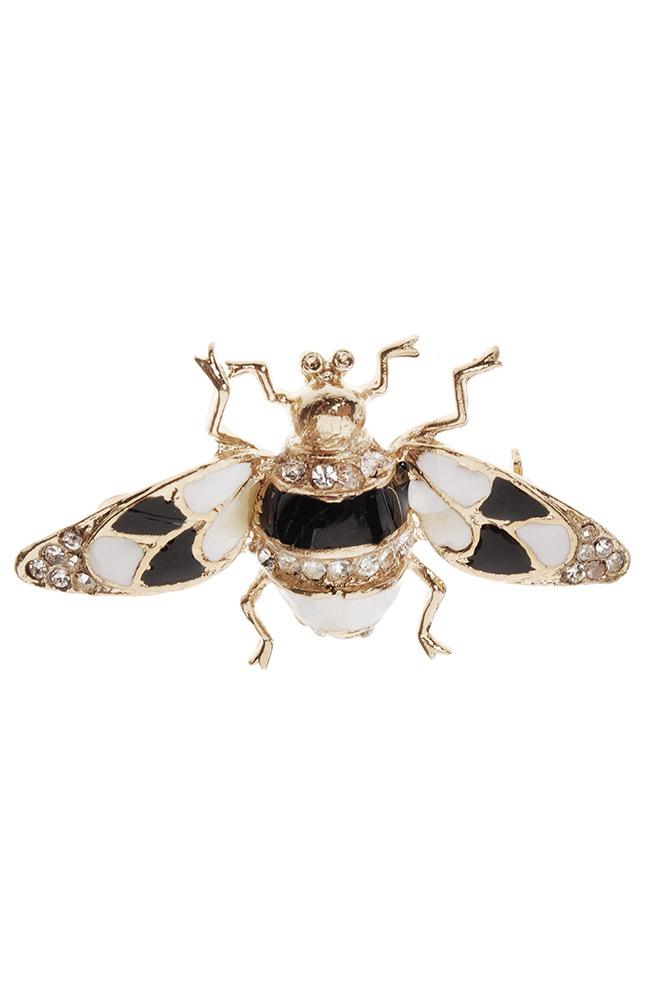 Buzzing Bee Enamel Brooch