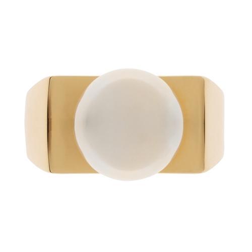 Modern Majorca Pearl Ring