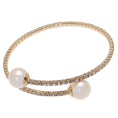Majorca Pearl and Crystal Bracelet