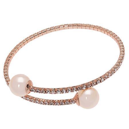 Majorca Pearl and Crystal Bracelet