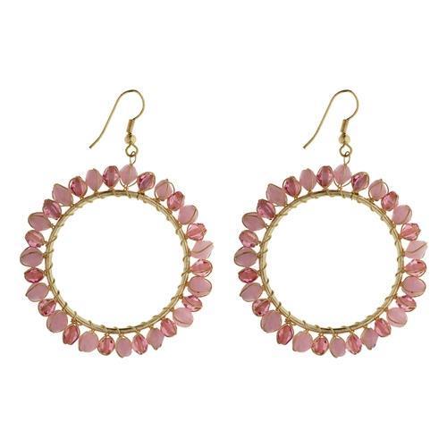 Soleil Beaded Loop Earrings
