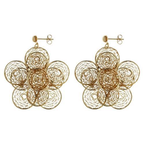 Rosette Lace Earrings