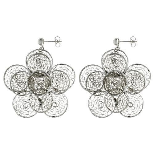 Rosette Lace Earrings