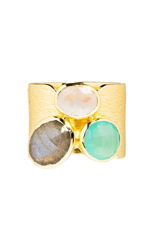 Trio of Stones Ring