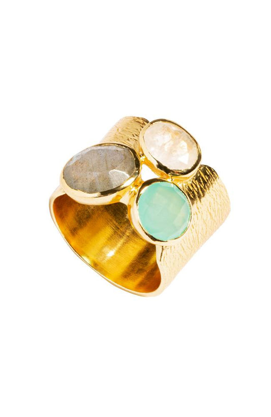 Trio of Stones Ring