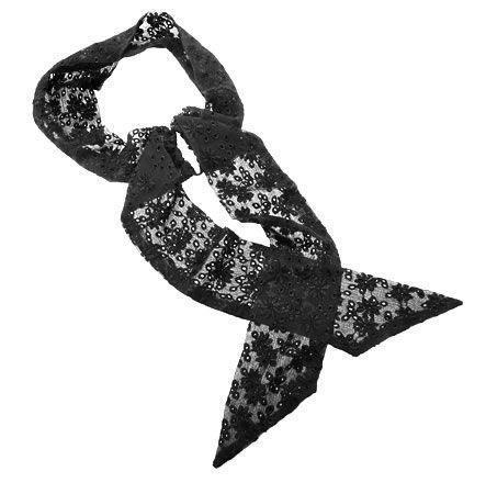 Elastic Loop Headband - Silk Eyelet