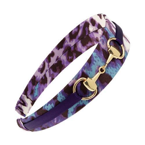 Bit Headband - Purple Leopard/Violetta