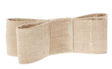 Wide Couture Bow Barrette - Silk Dupioni