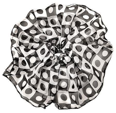 Skirt Pony - Chiffon Black/White