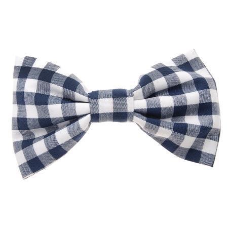 Jules Bow Barrette - Wide Gingham
