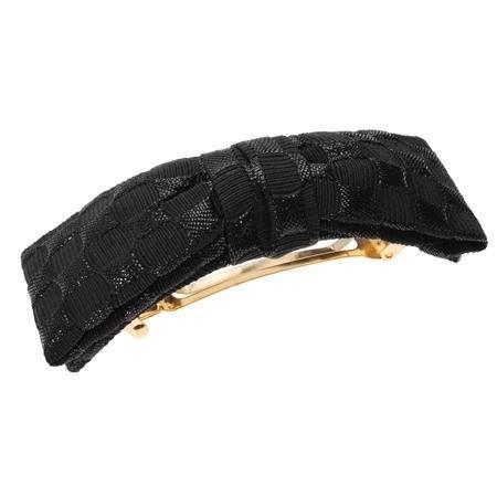 Full Bermuda Bow Volume Barrette - Shiny Weave