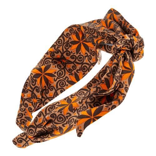 Wired Bow Headband - Mosaic Flowers