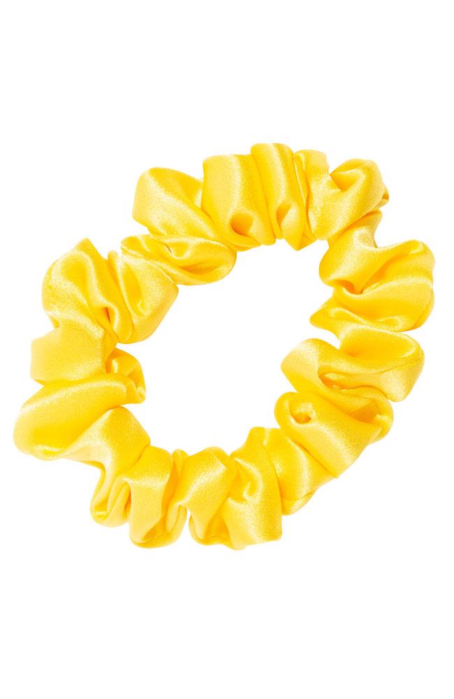L. Erickson USA Small Silk Pony/Scrunchie - Buttercup Yellow