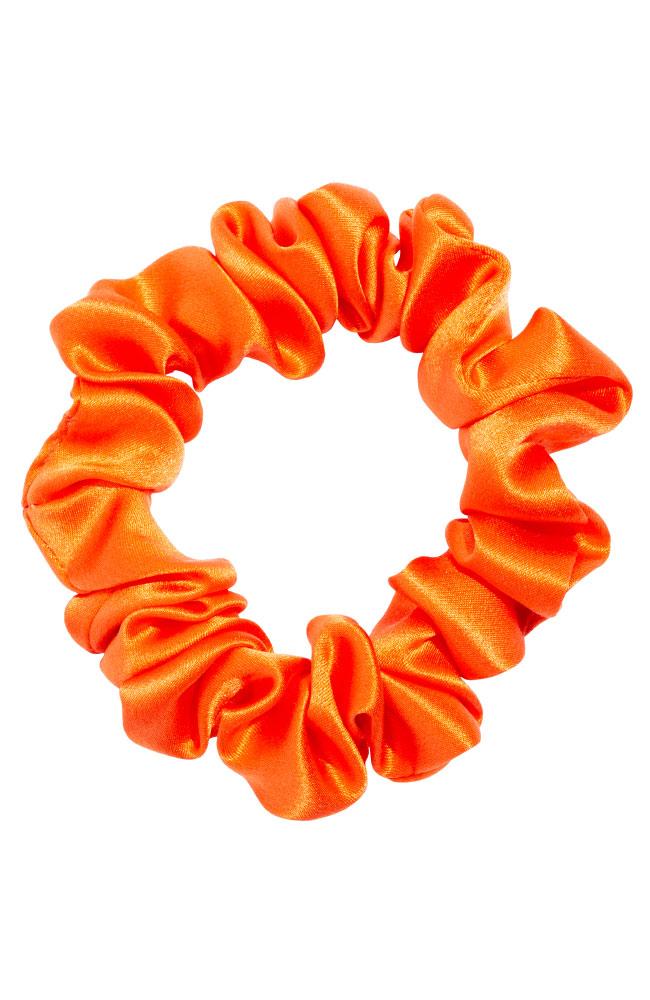 L. Erickson USA Small Silk Pony/Scrunchie - Orange