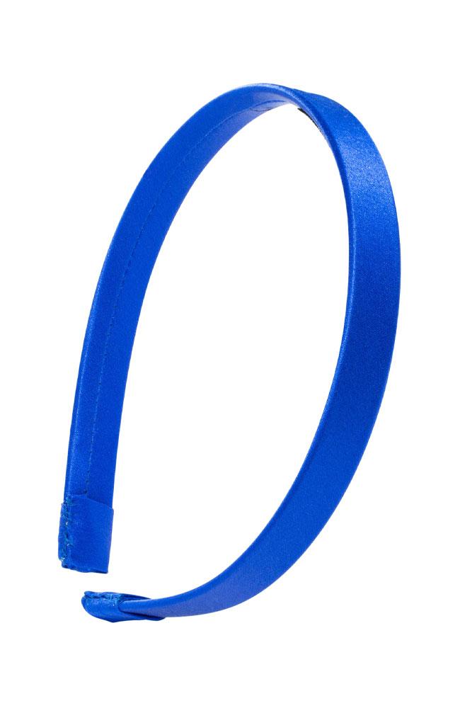 L. Erickson USA 1/2" Ultracomfort Headband - Silk Charmeuse Ocean Blue, Silk Charmeuse