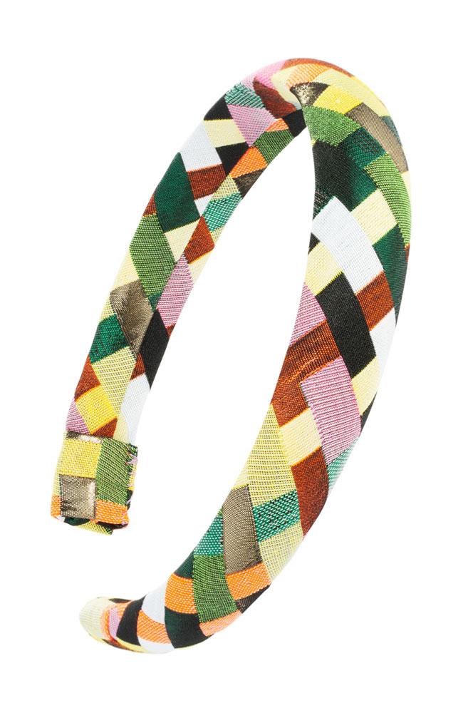 L. Erickson USA 1" Padded Wide Headband - Palm Desert Orange
