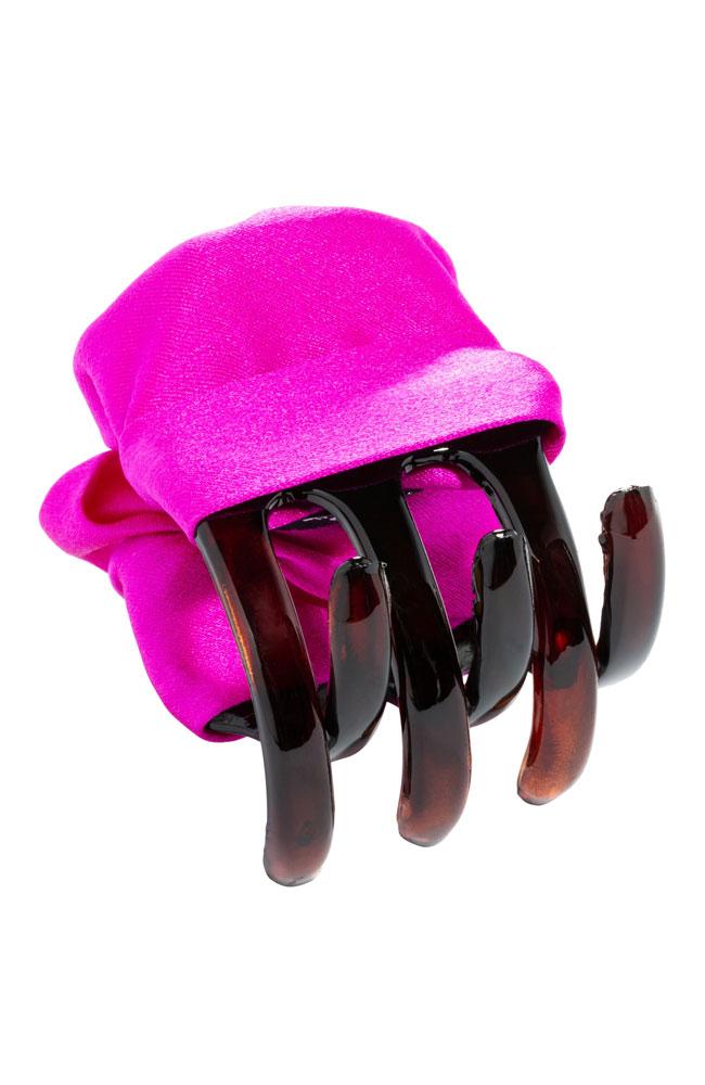 L. Erickson USA Small Covered Jaw - Island Pink, Silk Charmeuse