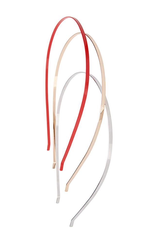 Mini Skinny Metal Headband 3-Pack
