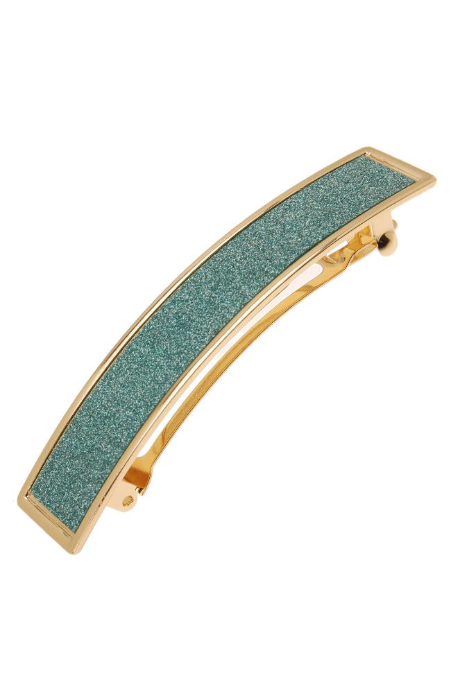 Glitter Rectangle Barrette