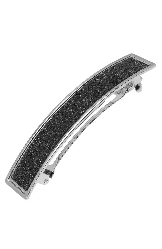 Glitter Rectangle Barrette