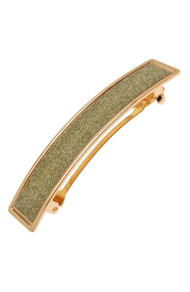 Glitter Rectangle Barrette