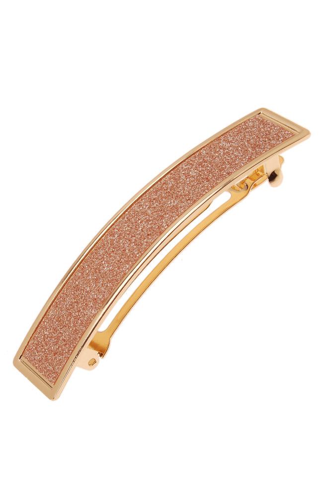 Glitter Rectangle Barrette