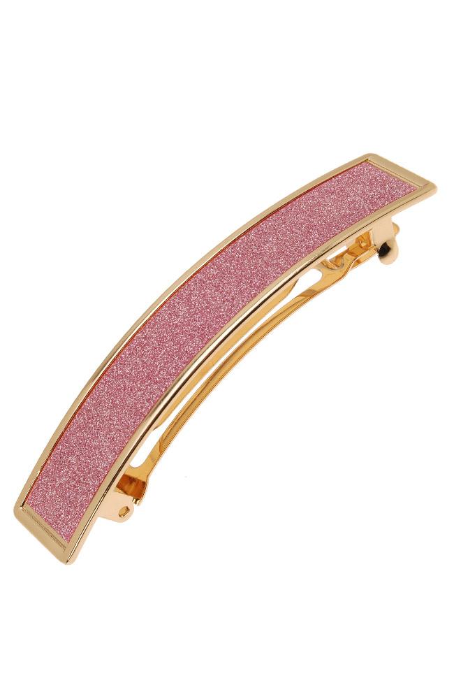 Glitter Rectangle Barrette
