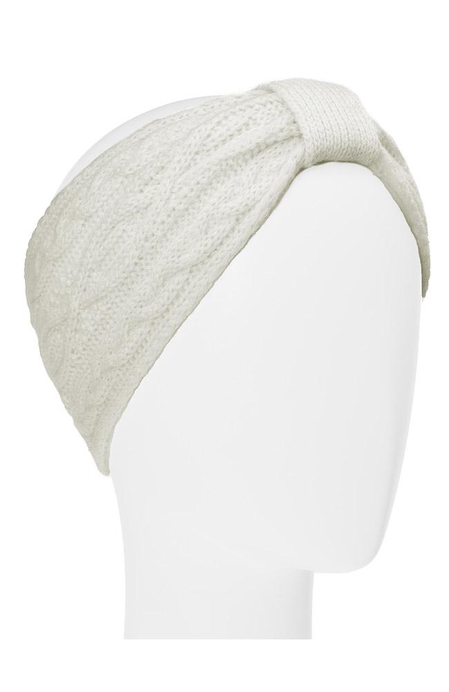 Off White Cashmere Winter Headband, L. Erickson