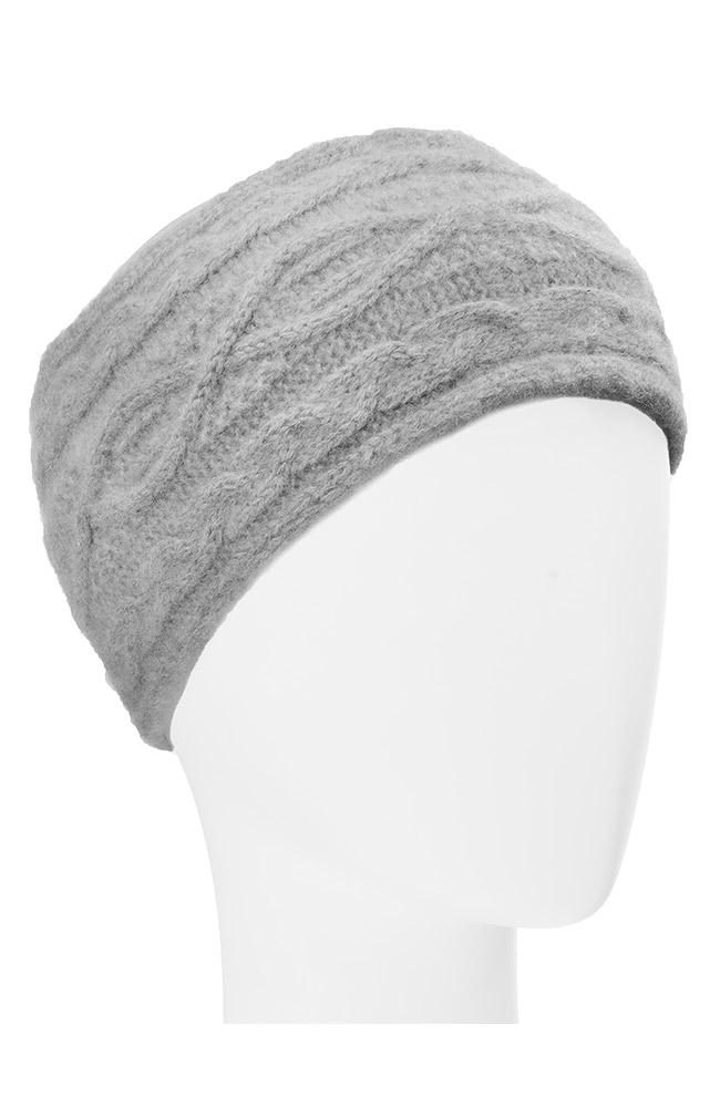 Grey Cashmere Winter Headband, Bandeau Style, L. Erickson