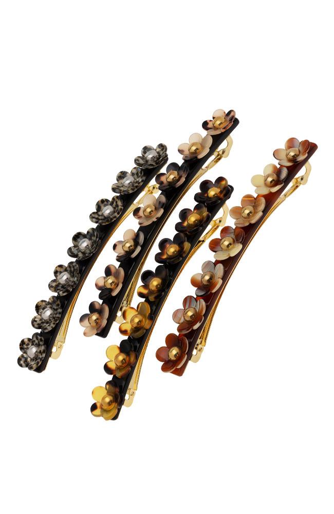 Flower Bomb Long and Skinny Barrette