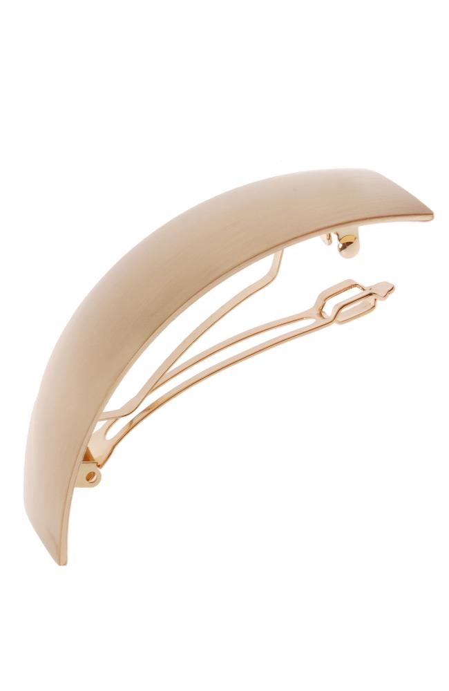 Brushed Metal Volume Barrette
