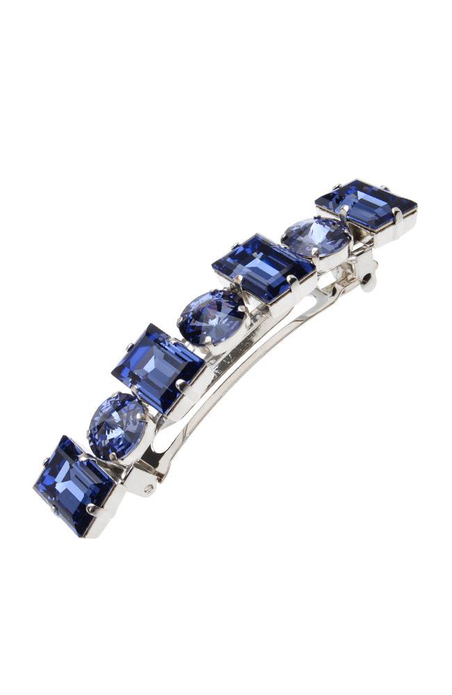 Large Sienna Crystal Barrette
