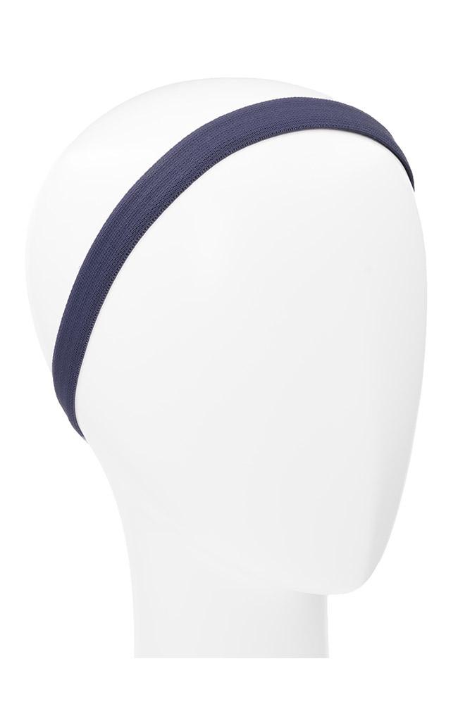 Nonslip Navy Blue Workout Headband, Work it Girl Headwrap by L. Erickson