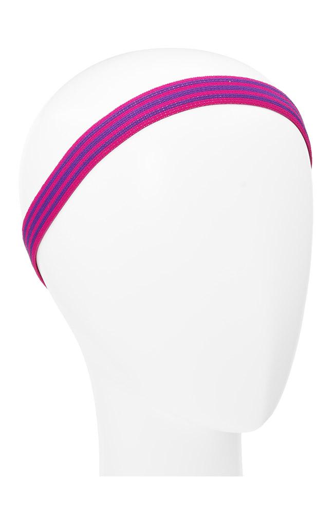 Nonslip Pink and Purple Headband for working out, Work it Girl Headwrap by L. Erickson