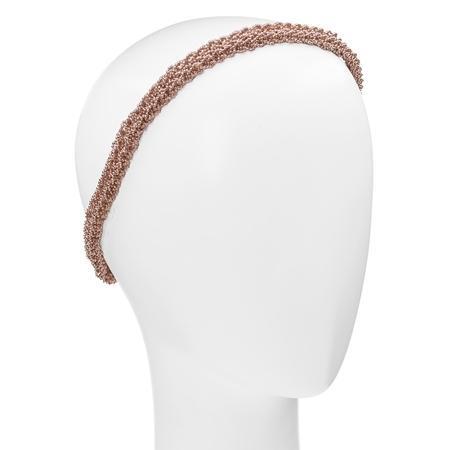 Wide Caviar Beaded Adjustable Headwrap