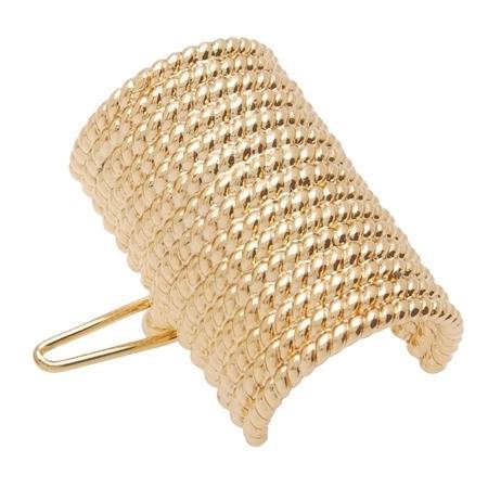 Metal Cuff Tige Boule Barrette