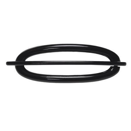 Skinny Cutout Oval & Under Slide Barrette