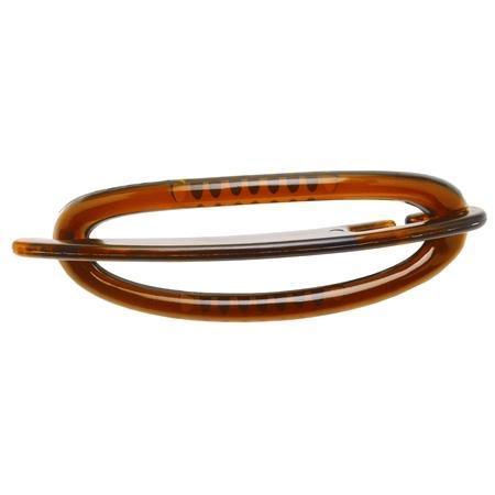 Skinny Cutout Oval & Under Slide Barrette