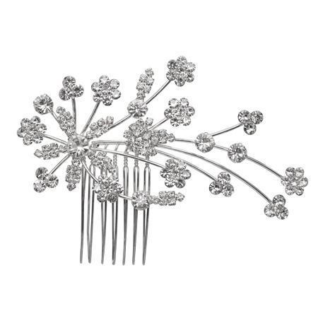 Shooting Blooms Crystal Comb